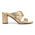 Vionic Merlot Women's Supportive Heeled Sandal - Gold - Right side