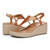 Vionic Kirra Wedge Women's Supportive Sandal - Argan Brown - pair left angle