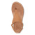 Vionic Kirra II Women's Toe Post Sling Back Arch Supportive Sandal - Camel - Top