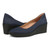 Vionic Sereno Women's Wedge Heel Comfort Pump - Navy - pair left angle