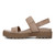 Vionic Torrance Women's Platform Lug Comfort Sandal - Taupe - Left Side