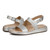Vionic Madera Women's Slingback Comfort Sandal - Silver - pair left angle