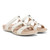 Vionic Amber Pearl Slide Women's Supportive Slip-on Sandal - White - Pair
