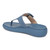 Vionic Activate RX Women's Toe Post Casual Soft Sandal - Captains Blue - Back angle