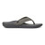 Vionic Men's Tide II Orthotic Support Sandal - Charcoal Grey - Right side