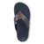 Vionic Men's Tide II Orthotic Support Sandal - Navy/brown - Top