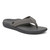 Vionic Men's Tide II Orthotic Support Sandal - Charcoal Grey - Angle main