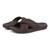 Vionic Men's Tide Slide Arch Supportive Sandal - Chocolate - pair left angle