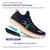Gravity Defyer MATeeM Men's Athletic Shoes - Navy / Orange - Lifestyle Patent Info Diagram Navy / Orange