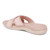 Vionic Merced Women's Cross Strap Slide Orthotic Sandals - Peony Pink - Back angle