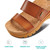 Reef Cushion Vista Hi 2.5 Women's Platform Sandals - Cognac