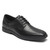Rockport Slayter Apron Toe Men's Oxford Dress Shoe - Black 2 - Angle