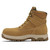 Dunham 8000works Men's Safety Toe Slip Resistant Boot - Wheat Nubuck - Left Side