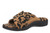 Vionic Relax II Women's Orthotic Slide Slippers - Brown Multi Terry - Left angle