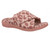 Vionic Relax II Women's Orthotic Slide Slippers - Pink Multi Terry - Angle main