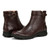 Vionic Redding womens Ankle/Bootie Short Boot - Chocolate Ganache - pair left angle Vionic Redding womens Ankle/Bootie Short Boot - Chocolate Ganache - pair left angle