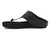 Ros Hommerson Phoebe Women's Sandal - Black Patent Pebbled Leather - Inside View