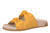 Vionic Elara Women's Orthotic Comfort Slide Sandals - Amber Yellow - Left angle