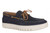 Vionic Uptown Boat Men's Orthotic Support Loafer - Navy Blazer - Angle main