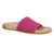 Vionic Evie Knit Women's Comfortable Supportive Slide Sandal - Dark Rose Violet - Angle main