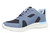 Vionic Walk Paloma Women's Athletic Walking Shoe - Ultimate Comfort & Orthotic Arch Support - Navy Blazer - Left angle