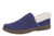 Vionic Clare Slipper - Women's Cozy Orthotic Arch Support Slippers - Denim - Left angle