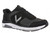 Vionic Walk Strider Knit - Men's Sneaker - Men's Comfortable Orthotic Arch Support Walking Sneakers - Black - Angle main