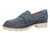 Vionic Cleo Loafer Women's Comfortable Orthotic Arch Support Slip-On Loafer - Dark Denim - Left angle