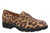 Vionic Cleo Loafer Women's Comfortable Orthotic Arch Support Slip-On Loafer - Tan Leopard - Angle main