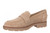 Vionic Cleo Loafer Women's Comfortable Orthotic Arch Support Slip-On Loafer - Desert Sand - Left angle