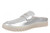 Vionic Uptown Mule 2.0 - Women's Supportive Orthotic Comfort Mule with Arch Support - Silver - Left angle