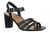 Vionic Nora Women's Strappy Sandal Sandal - Black - Angle main
