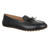 Vionic Taryn Women's Comfortable Supportive Orthotic Arch Support Loafer - Black - Angle main