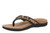 Vionic Tide 2.0 Women's Comfort Orthotic Arch Support Thong Sandal - Black/leopard - Left angle