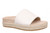 Vionic Yasmina Women's Orthotic Arch Support Espadrille Slide Sandal - Sea Salt - Angle main