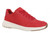 Vionic Uptown Sneaker - Women's Orthotic Arch Support Comfort Lace-Up Shoes - Varsity Red - Angle main