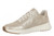 Vionic Uptown Sneaker - Women's Orthotic Arch Support Comfort Lace-Up Shoes - Gold - Left angle