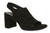 Vionic Bolinas Women's Comfortable Strappy Block-Heel Sandal with Orthotic Arch Support - Black - Angle main