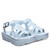 Bearpaw HIGH SEAS Women's Sandals - 3255W - Tourmaline Blue - pair view Bearpaw HIGH SEAS Women's Sandals - 3255W - Tourmaline Blue - pair view