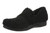 Vionic Imogen Slipper - Women's Orthotic Arch Support Comfort Slipper - Black Shearling - Left angle Vionic Imogen Slipper - Women's Orthotic Arch Support Comfort Slipper - Black Shearling - Left angle
