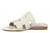 Vionic Glendora Women's Arch Support Slide Sandal - Ivory - Left angle