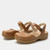 Alegria Opal Wood Look Rocker Comfort Arch Support Women's Sandal - Latte - 1
