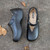 Alegria Opheliah Wood Look Rocker Comfort Arch Support Women's Shoe - All Black - 2