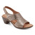 Easy Spirit Calix Cushioned Arch Support Women's Heeled Sandal - Bronze Leather - 2