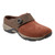 Easy Spirit Edline Cushioned Arch-Support Slip-On Women's Clog - Brown Suede - 2