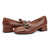Easy Spirit Franny Dress Cushioned Women's Loafer - Brown Leather - 7