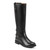 Easy Spirit Jackie Tall Shaft Cushioned Arch Support Wide Calf Women's Boot - Black Leather/elastic - 2