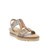Easy Spirit Selene Wedge Sandal Cushioned Arch Support Women's Wedge Sandal - Medium Brown - 8