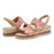 Easy Spirit Selene Wedge Sandal Cushioned Arch Support Women's Wedge Sandal - Medium Pink - 7