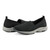 Easy Spirit Tech Eco Slip On — cushioned arch support Women's Athletic Shoe - Black Recycled Knit - 11